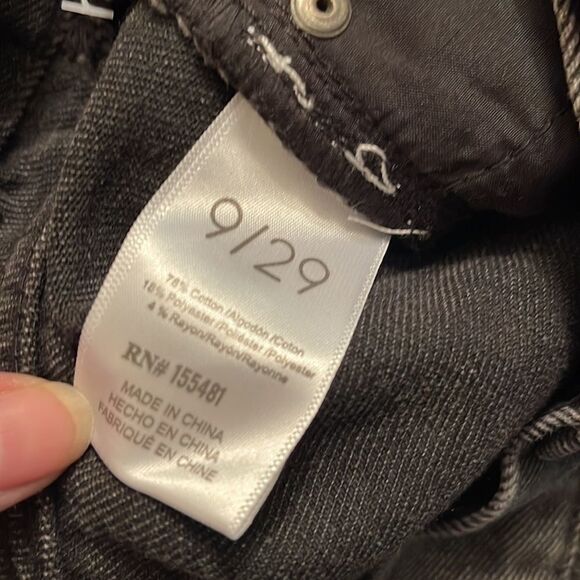 Simple Society distressed high rise button fly straight leg jeans NEW Y2K 0 24 - Picture 14 of 16